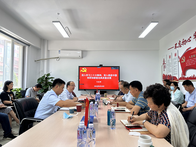 中國有研副總經(jīng)理毛昌輝為有研廣東院、有研興友講授主題教育專題黨課